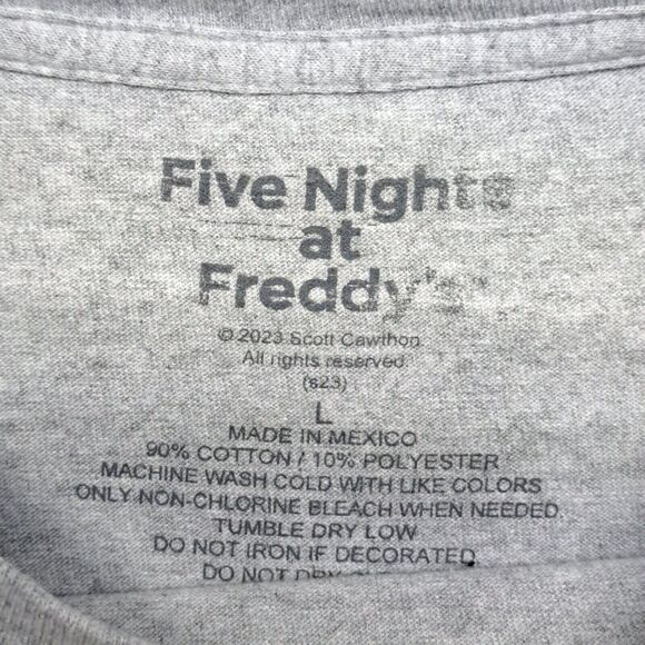 Five Nights at Freddy's Game Over Short Sleeve Boys Graphic T-Shirt Size Large - Picture 5 of 11